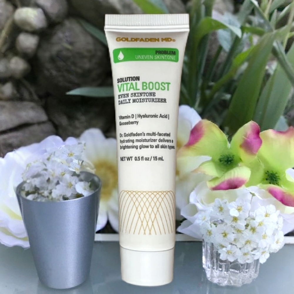 Goldfaden MD Travel Size Vital Boost Even Skin Tone Daily Moisturizer 15mL *NEW